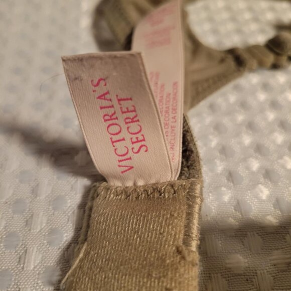 36B Body by Victoria Lace Padded Biege Lined Pigeonnet push up bra - Picture 3 of 5